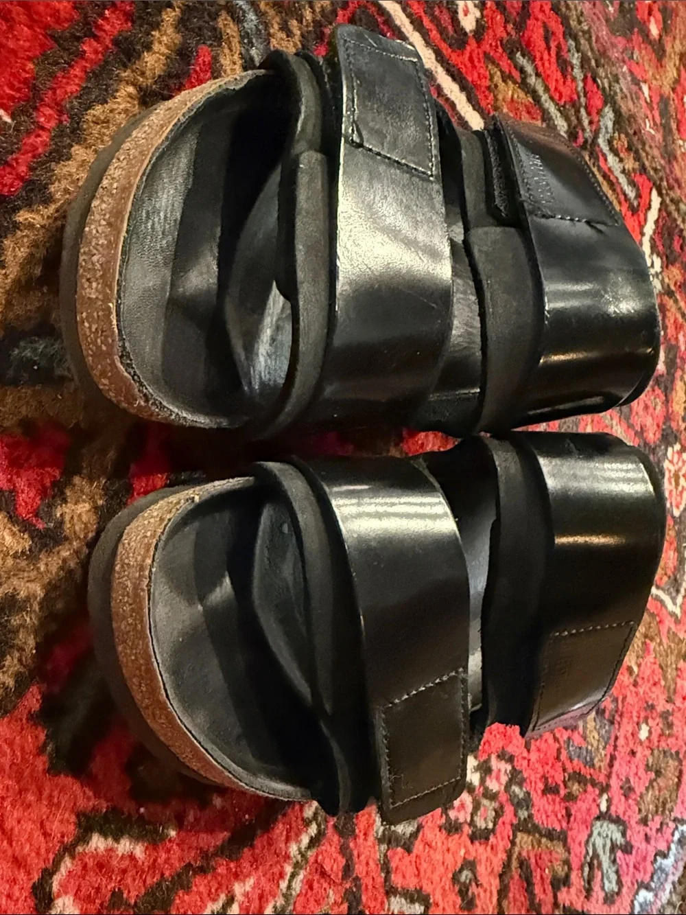 Birkenstock Uji Nubuck Black Patent